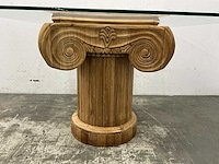 Tafel met glazen blad - afbeelding 4 van  8