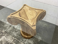 Tafel met glazen blad - afbeelding 3 van  8