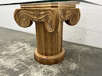 Tafel met glazen blad - afbeelding 5 van  8