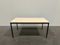 Tafel met houten blad - afbeelding 1 van  3