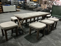 Tafel met krukjes - afbeelding 4 van  6