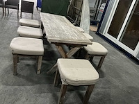 Tafel met krukjes - afbeelding 5 van  6