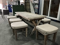 Tafel met krukjes - afbeelding 6 van  6