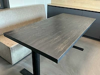 Tafel met metalen onderstel - afbeelding 3 van  4