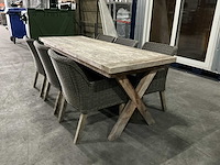 Tafel met stoelen - afbeelding 1 van  8