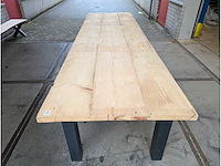 Tafel oud grenen 340x100cm - afbeelding 2 van  3