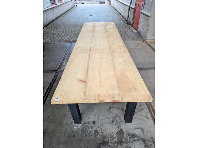 Tafel oud grenen 340x100cm - afbeelding 3 van  3