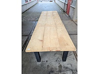 Tafel oud grenen 340x100cm - afbeelding 3 van  3