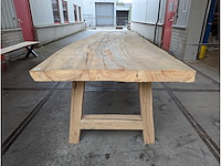 Tafel oud iepenhout 340x100cm - afbeelding 2 van  3