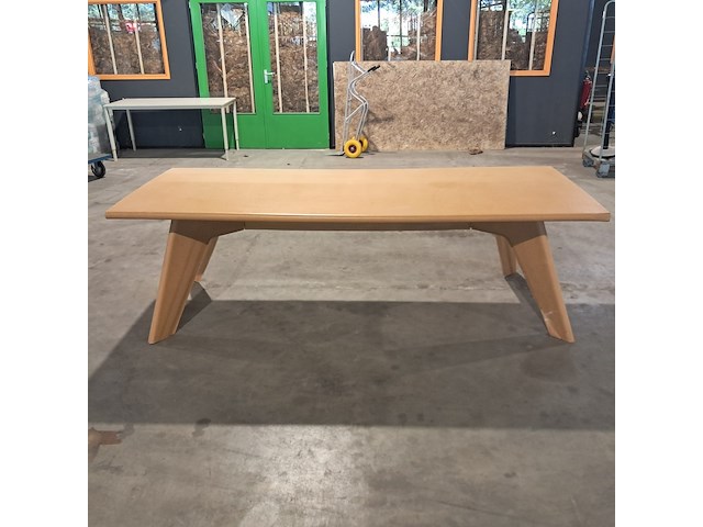 Tafel van karton, 260x100 cm, bruin, 2025 - afbeelding 1 van  5