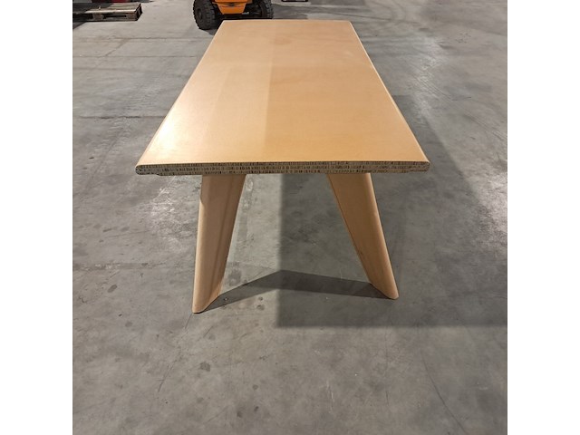 Tafel van karton, 260x100 cm, bruin, 2025 - afbeelding 2 van  5