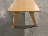 Tafel van karton, 260x100 cm, bruin, 2025 - afbeelding 3 van  5