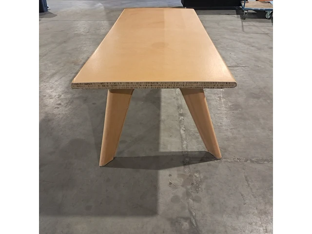 Tafel van karton, 260x100 cm, bruin, 2025 - afbeelding 3 van  5