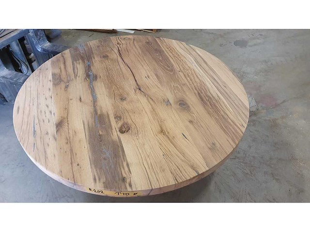 Tafelblad oud eiken 140cm - afbeelding 1 van  1