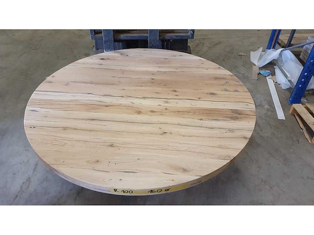 Tafelblad oud eiken glad 160cm - afbeelding 1 van  1