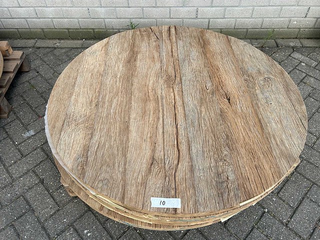 Tafelbladen rond 130 cm. set van 5 stuks - afbeelding 1 van  4