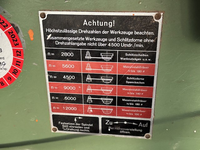 Tafelfreesmachine, baueler - afbeelding 2 van  16