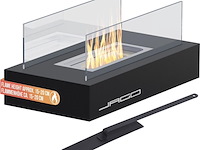 Tafelhaard - binnen/buiten - open haard - decoratievuur - rvs - inclusief vlamdover - afbeelding 1 van  15