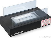 Tafelhaard - binnen/buiten - open haard - decoratievuur - rvs - inclusief vlamdover - afbeelding 9 van  15