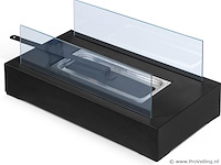 Tafelhaard - binnen/buiten - open haard - decoratievuur - rvs - inclusief vlamdover - afbeelding 8 van  15