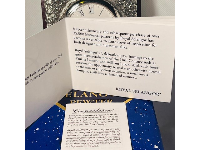 Tafelklok - zilversmid paul de lamerie (1688-1751) - afbeelding 3 van  5