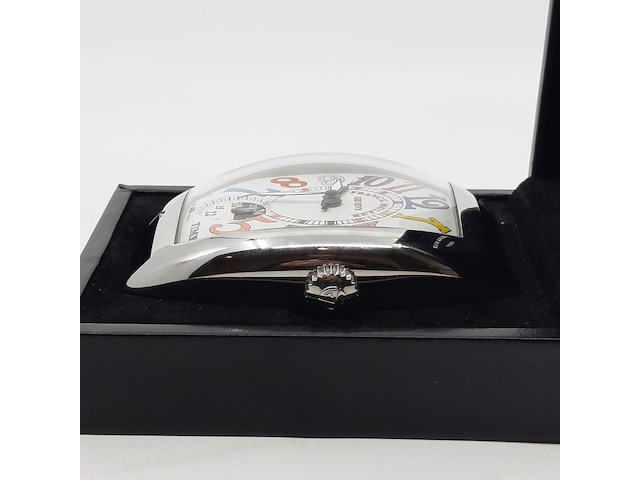 Tafelklok, franck muller, dual time 01940 - afbeelding 19 van  22