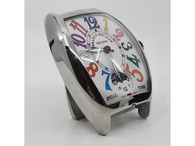 Tafelklok, franck muller, dual time 01940 - afbeelding 21 van  22