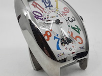 Tafelklok, franck muller, dual time 01940 - afbeelding 21 van  22