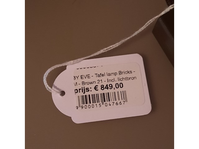 Tafellamp by eve, bricks, bruin - afbeelding 2 van  5