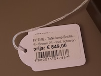 Tafellamp by eve, bricks, bruin - afbeelding 2 van  5