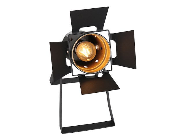 Tafellamp carree mexlite, 3380zw, zwart smoke, nieuw in doos - afbeelding 3 van  7