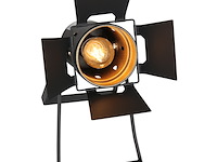 Tafellamp carree mexlite, 3380zw, zwart smoke, nieuw in doos - afbeelding 1 van  7