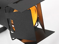 Tafellamp carree mexlite, 3380zw, zwart smoke, nieuw in doos - afbeelding 6 van  7