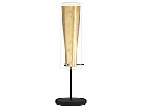 Tafellamp e27 eglo, pinto, zwart, goud