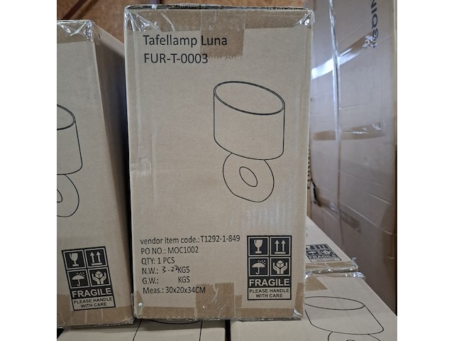 Tafellamp, furniqs, luna - afbeelding 3 van  3