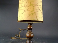 Tafellamp op houten voet - afbeelding 1 van  5