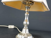 Tafellamp op verzilverde voet - afbeelding 3 van  5