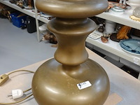 Tafellamp op zware bronzen/messing voet - afbeelding 3 van  5