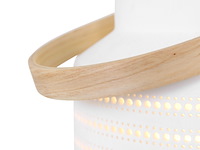 Tafellamp porcelain anne light, 3058w, wit, licht bruin, bouwjaar 2025, nieuw in doos - afbeelding 5 van  7