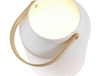 Tafellamp porcelain anne light, 3058w, wit, licht bruin, bouwjaar 2025, nieuw in doos - afbeelding 6 van  7