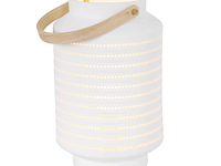Tafellamp porcelain anne light, 3058w, wit, licht bruin, bouwjaar 2025, nieuw in doos - afbeelding 1 van  7