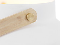 Tafellamp porcelain anne light, 3058w, wit, licht bruin, bouwjaar 2025, nieuw in doos - afbeelding 5 van  7