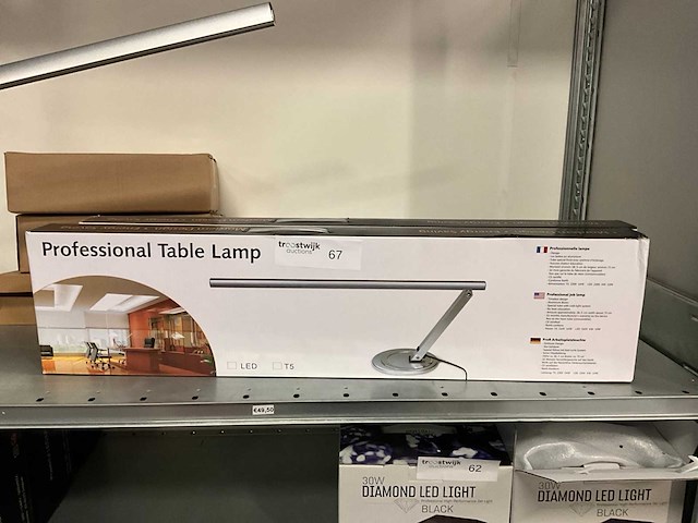 Tafellamp t5 ultraslim led (2x) - afbeelding 1 van  2