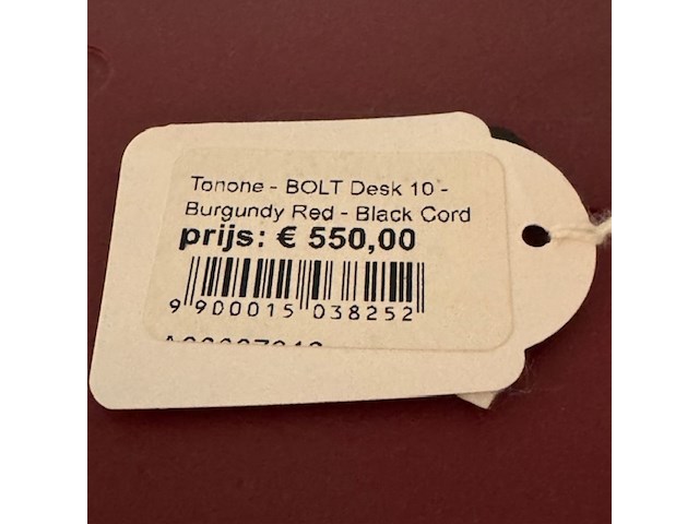 Tafellamp tonone, bolt desk 10, burgundy - afbeelding 2 van  5
