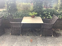 Tafels met 2 stoelen - terrace sets (11x)
