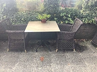 Tafels met 2 stoelen - terrace sets (11x) - afbeelding 2 van  3