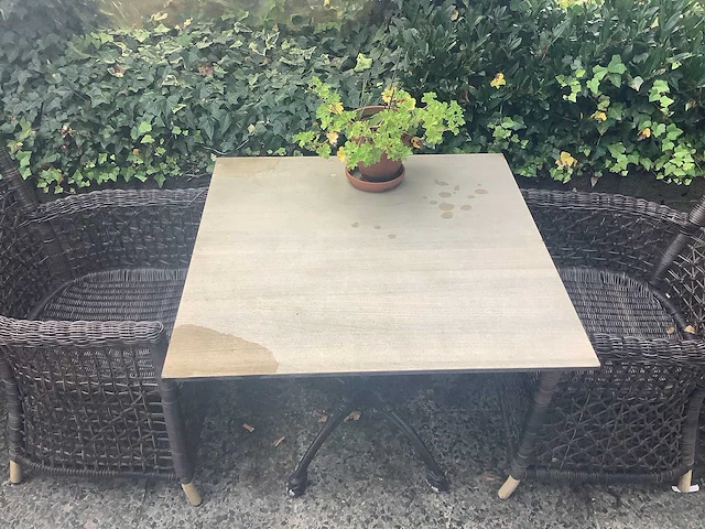 Tafels met 2 stoelen - terrace sets (11x) - afbeelding 3 van  3