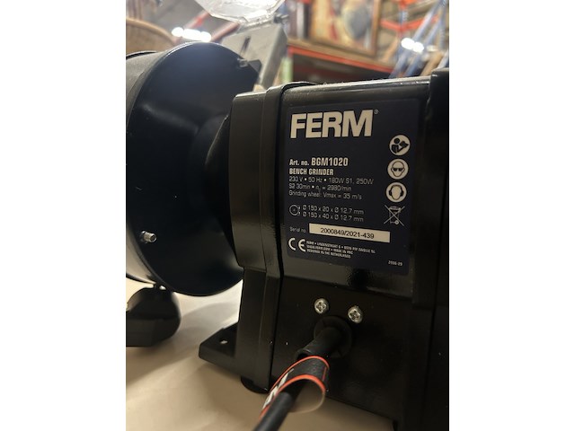 Tafelslijpmachine ferm, bgm1020 - afbeelding 6 van  6