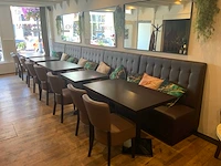 Tafels/stoelen/banken restaurantinrichting