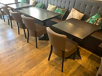 Tafels/stoelen/banken restaurantinrichting - afbeelding 3 van  5